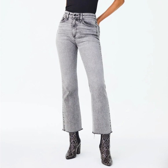 rag & bone Denim - rag & bone
Nina High-Rise Ankle Flare Jeans in Broderick